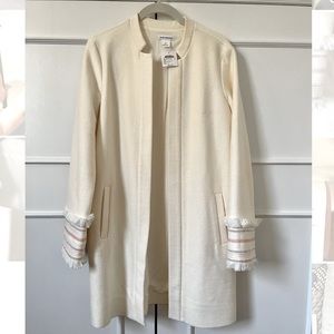 NEW Club Monaco Coat with Sleeve Detailing